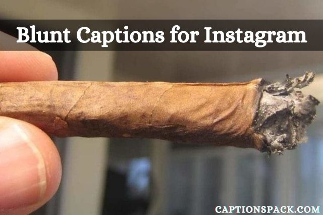 Blunt captions for Instagram