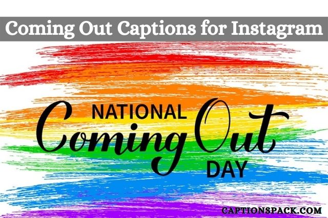Coming Out Captions for Instagram