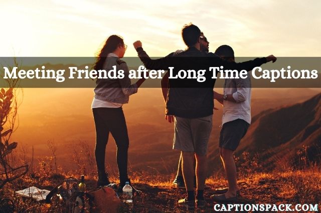 Meeting Friends after Long Time Captions