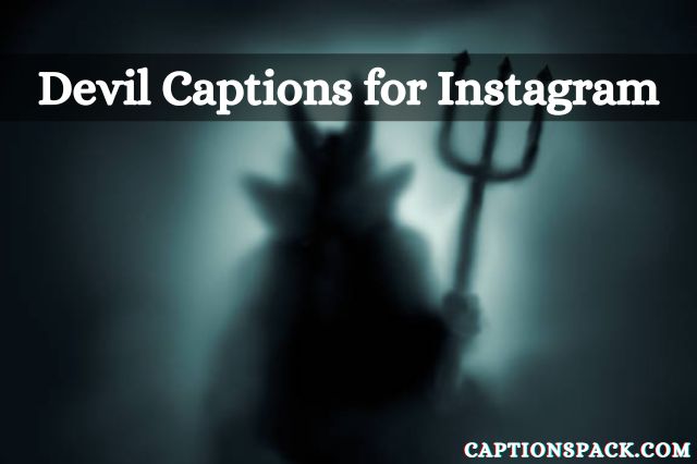Devil Captions for Instagram