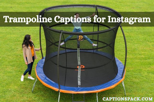 Trampoline Captions for Instagram