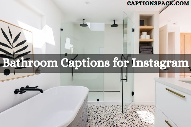 bathroom captions for instagram