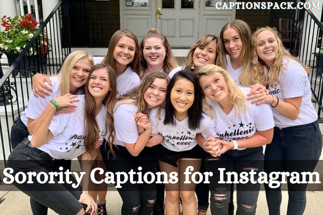 Sorority Captions for Instagram
