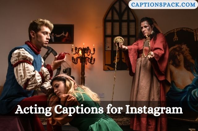 Acting Captions for Instagram