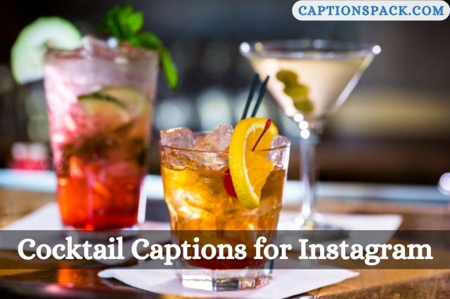 Cocktail Captions for Instagram