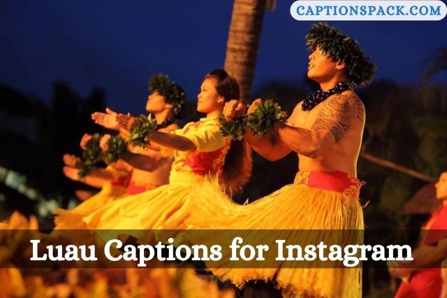 Luau Captions for Instagram