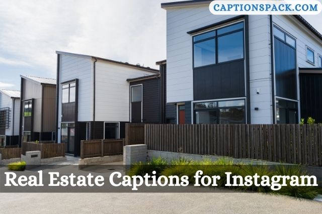 Real Estate Captions for Instagram