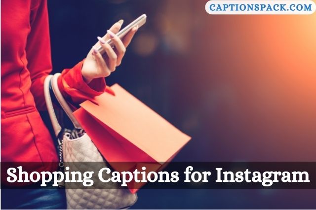 Shopping Captions for Instagram