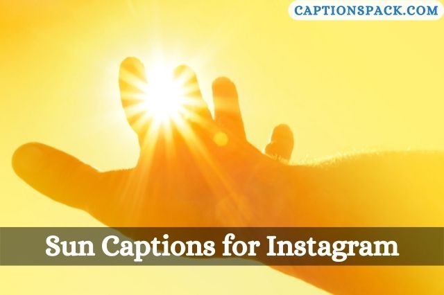 Sun Captions for Instagram