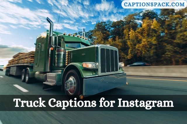 Truck Captions for Instagram