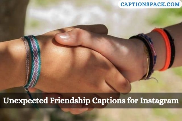 Unexpected Friendship Captions for Instagram