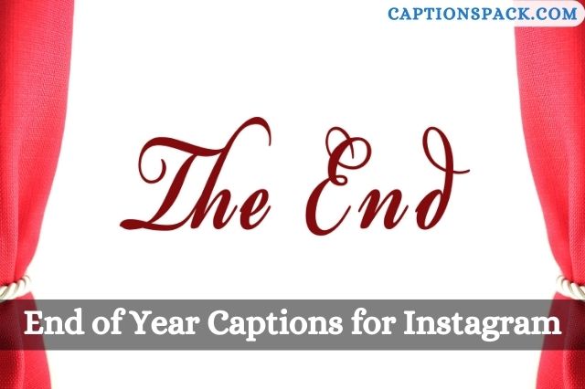 End of Year Captions for Instagram