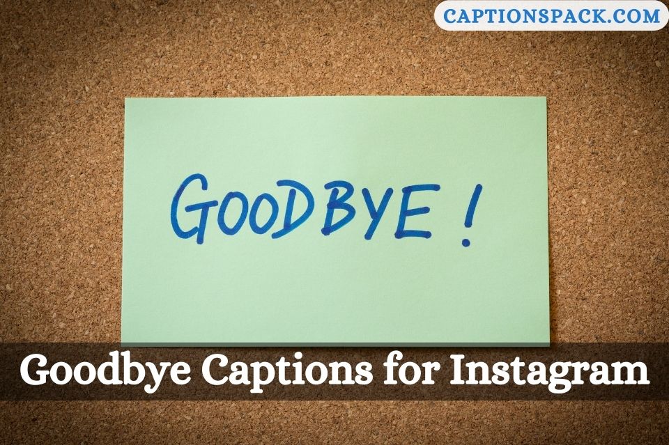 Goodbye Captions for Instagram