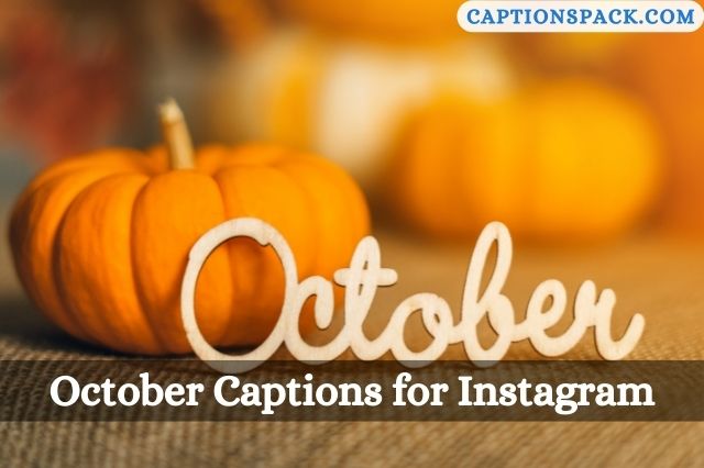 October Captions for Instagram