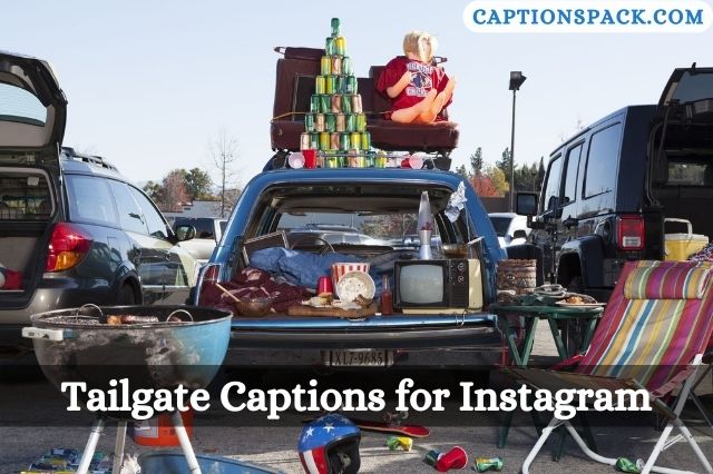 Tailgate Captions for Instagram