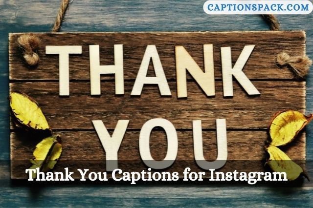 Thank You Captions for Instagram