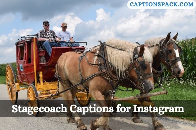 Stagecoach Captions for Instagram