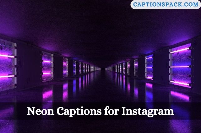 Neon Captions for Instagram