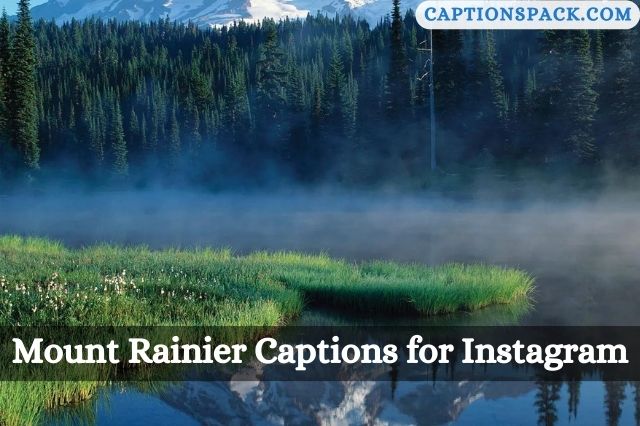 Mount Rainier Captions for Instagram